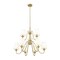 Z-Lite Gianna Chandelier, 9-Light, 32 In.W x 27.5 In.H, Modern Gold/White 7509-9-32MGLD - alternate 8